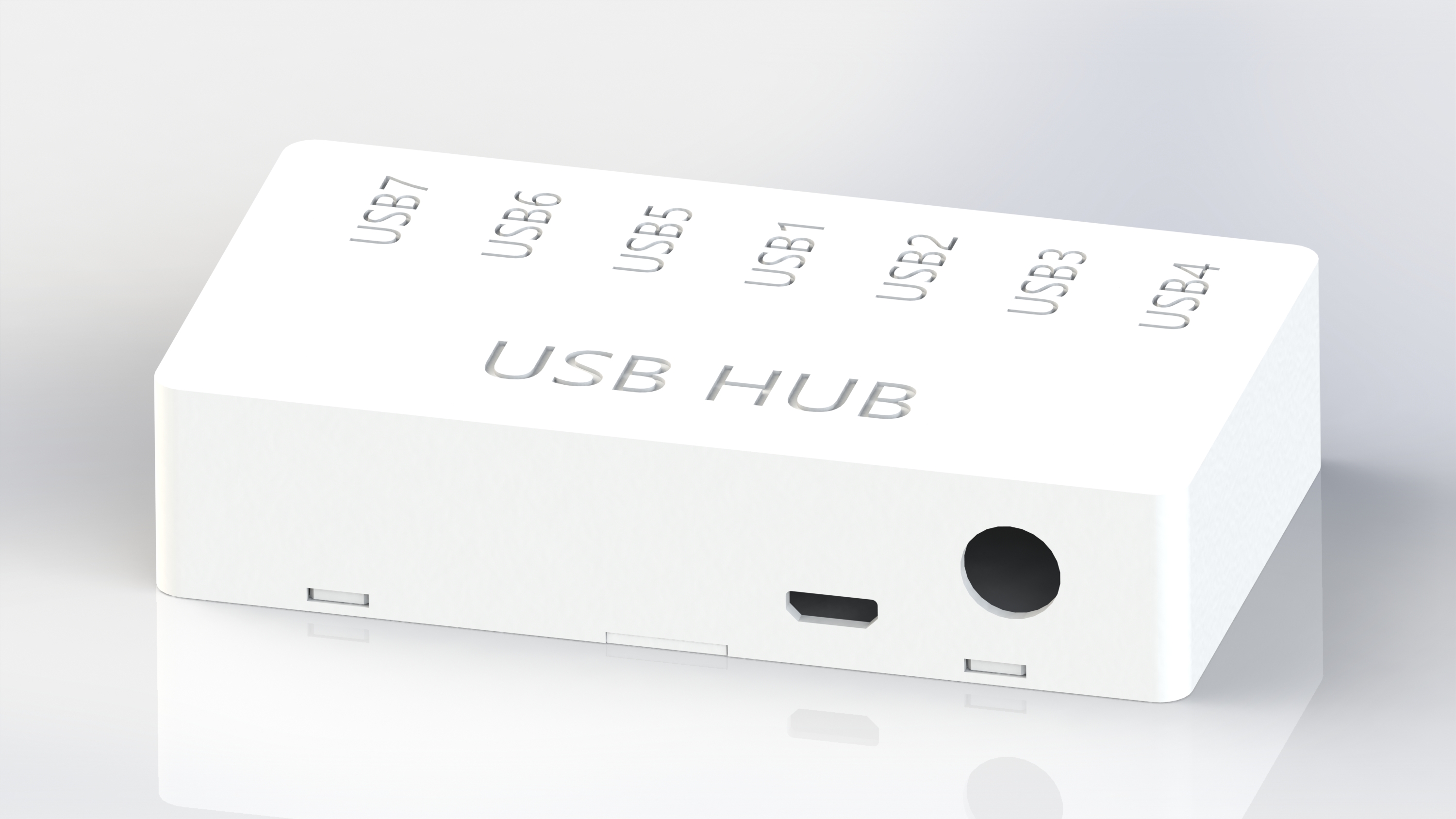 USB2.0集线器分离器外壳-7端口